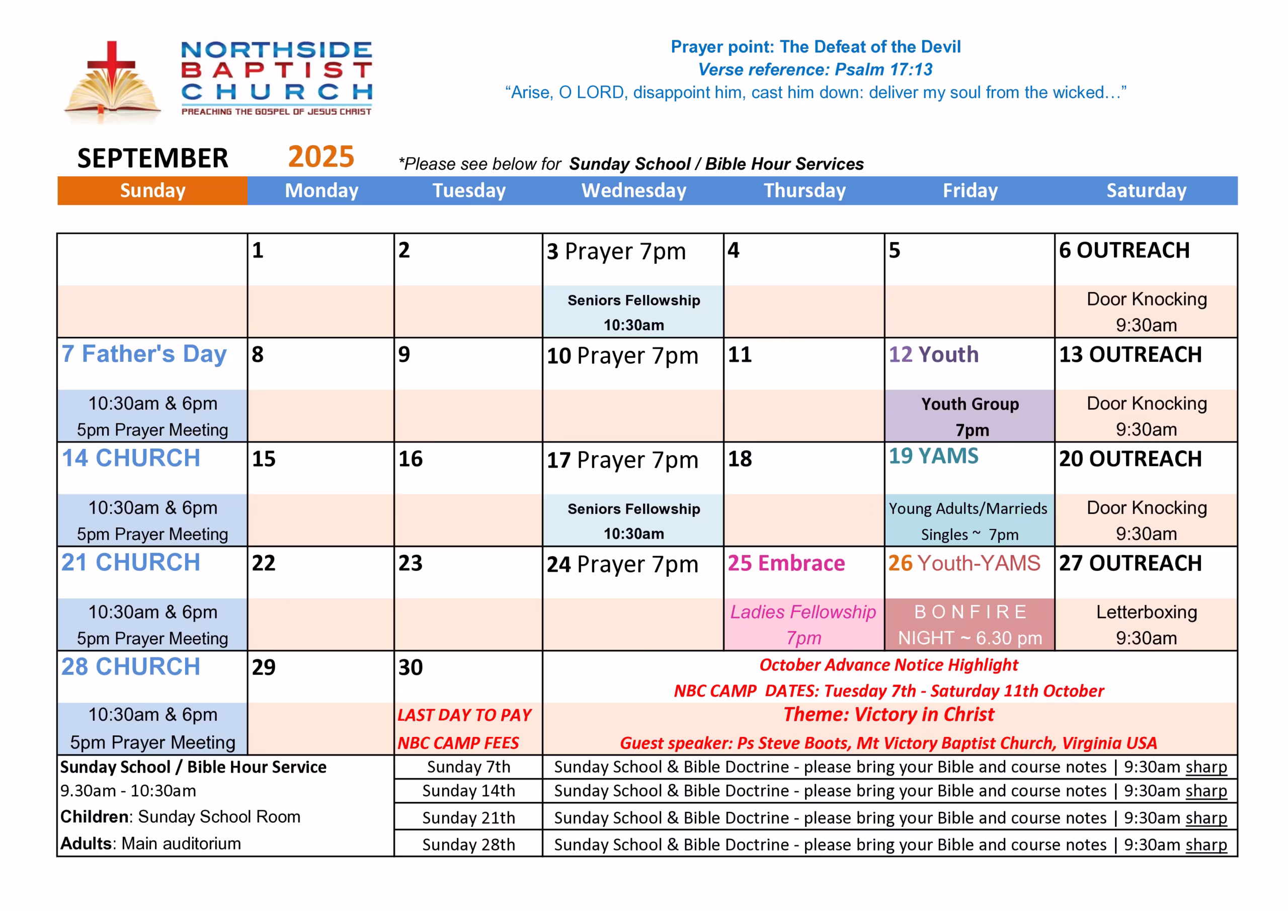 What's on in September '25 @ NBC