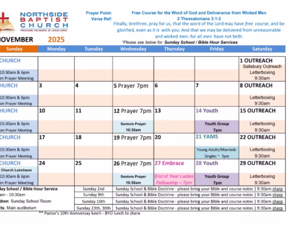 What's on in November '25 @ NBC