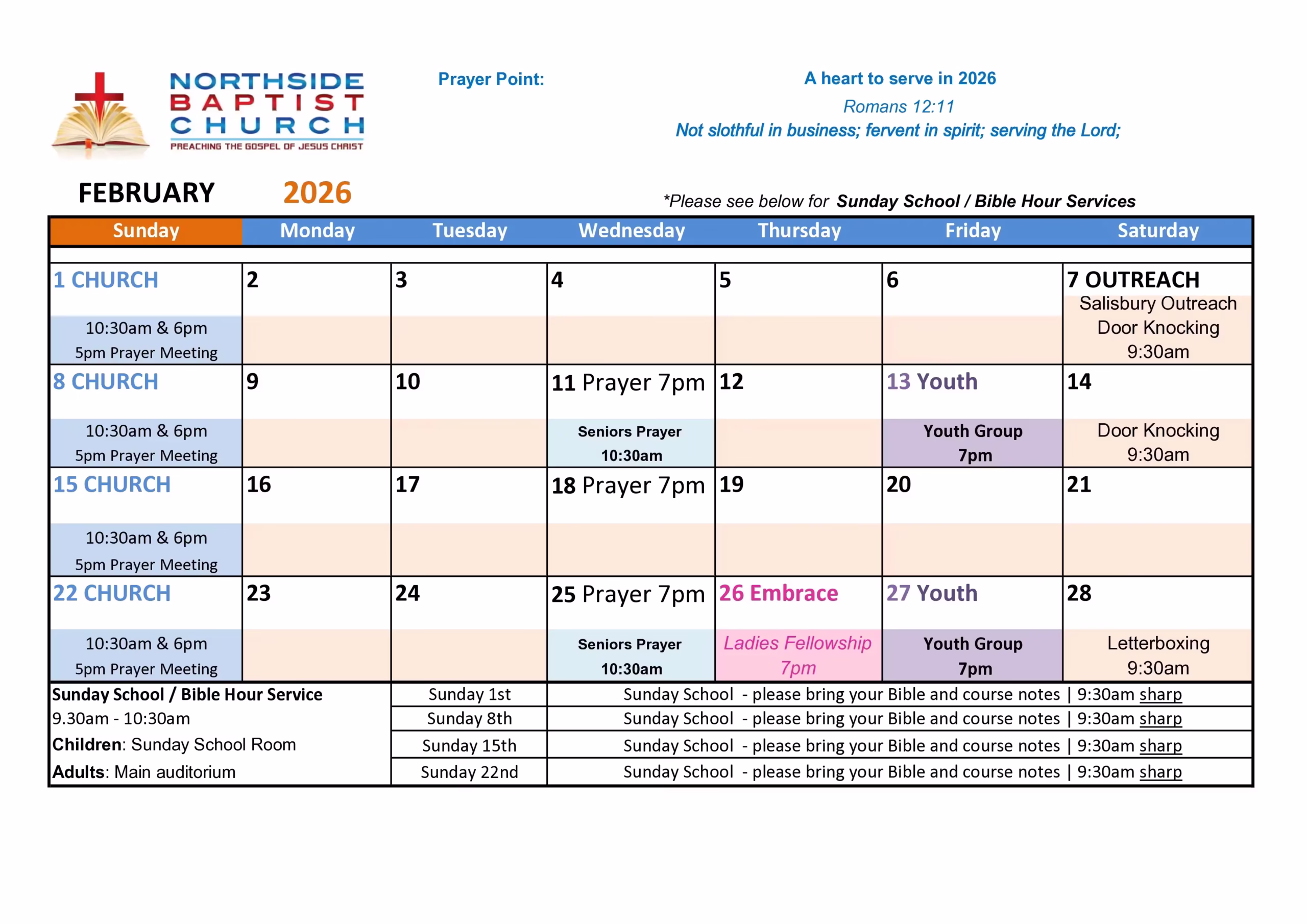 What's on in February '26 @ NBC