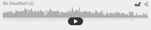 Audio player thumbnail for Be Steadfast! (2)
