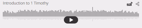Audio player thumbnail for Introduction to 1 Timothy