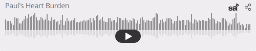 Audio player thumbnail for Paul's Heart Burden