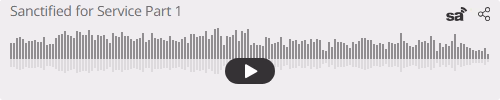 Audio player thumbnail for Sanctified for Service Part 1